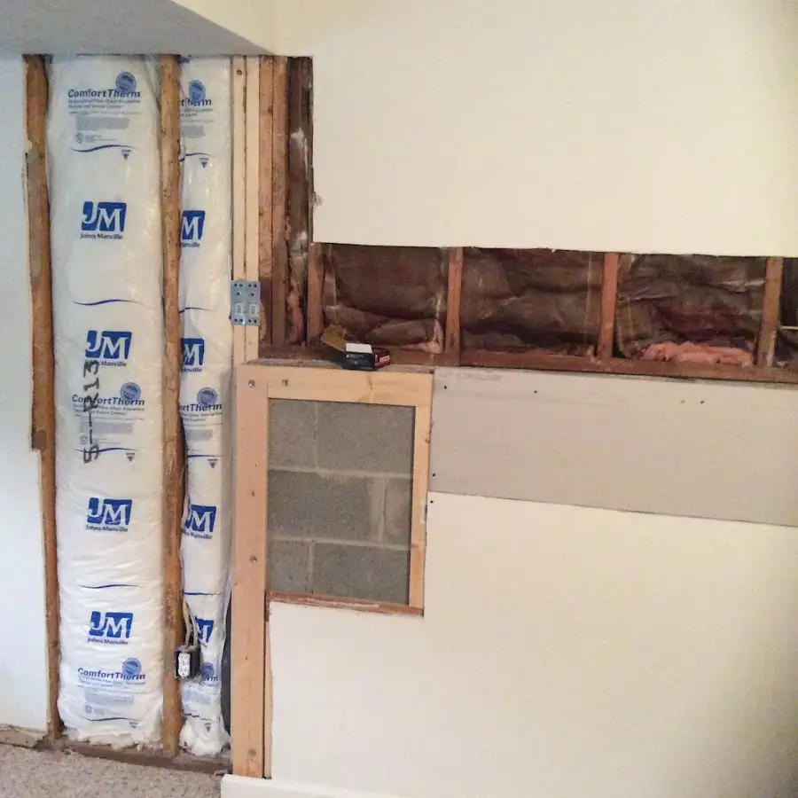 Wall insulation replacement during Contents Cleaning & Restoration in Starke